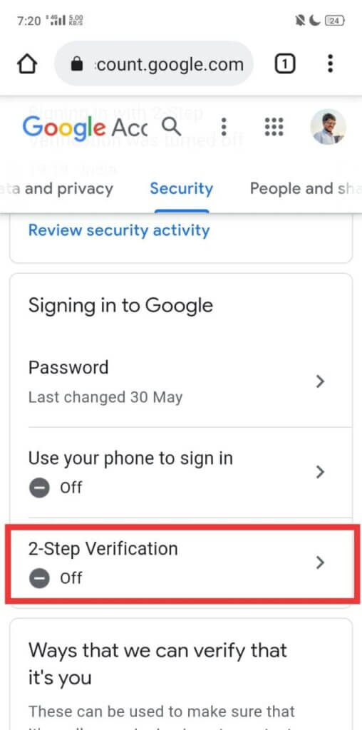 Third Step - Google Account Me Two Step Verification Kaise Lagaye